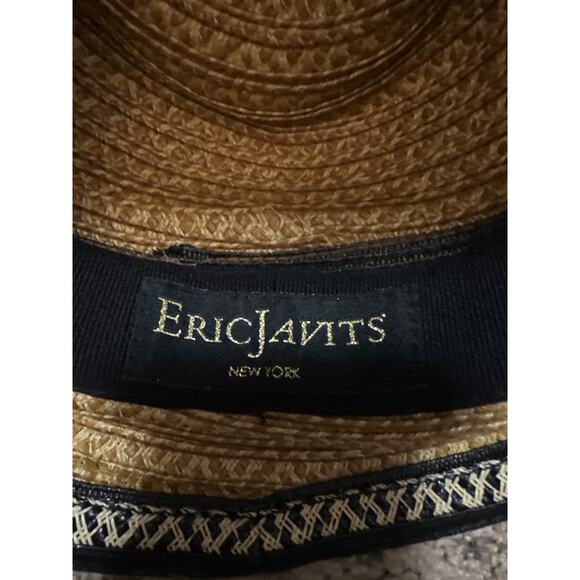 ERIC JAVITS Big Deal Squishee Woven Fedora Hat Sun UV UPF 50+ One Size - Picture 3 of 5